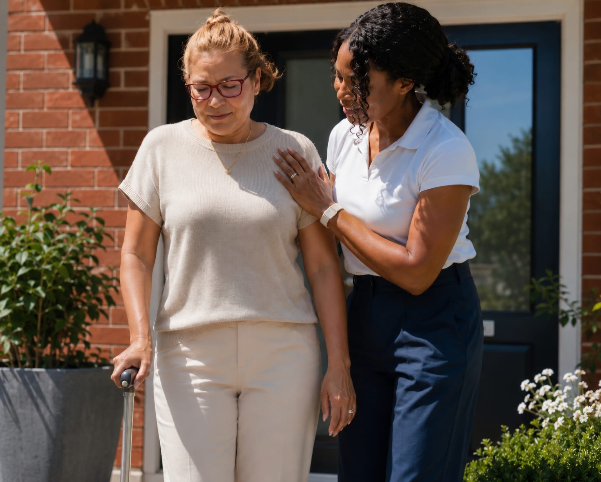 Physiotherapy delivered during a home visit