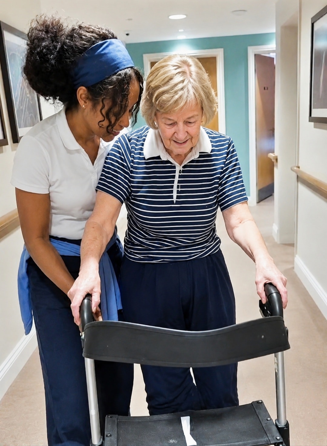 Care home physiotherapy for elderly residents